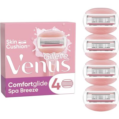 Gillette Venus Comfort Glide Spa Breeze Blades 4 Pack