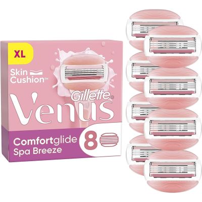 Gillette Venus Comfort Glide Spa Breeze Blades 8 Pack