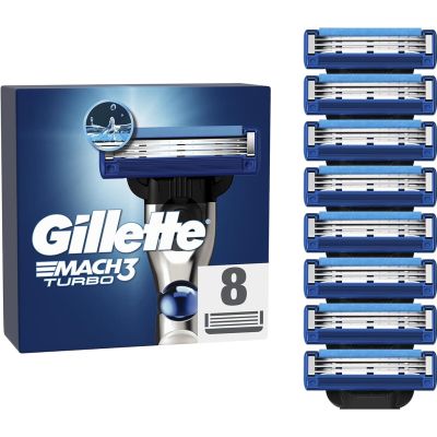 Gillette Mach3 Turbo Blades 8 pack